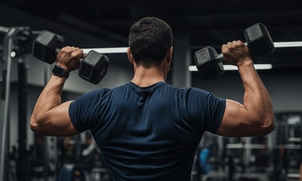 Dumbbell Face Pulls for Upper Back Training