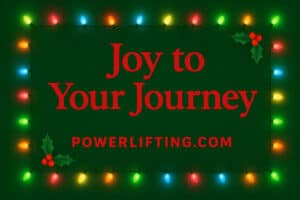 Powerlifting Christmas. Habits and Strength