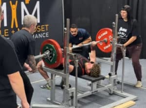 Ethan Corle bench press at the 2026 USAPL Barbell Blitzkrieg