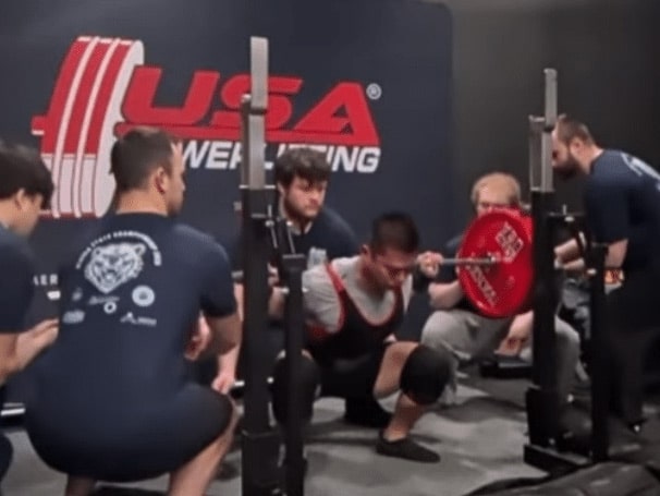 Chiehmeng (Peter) Chen Squat 2026 USAPL Alaska State Championship