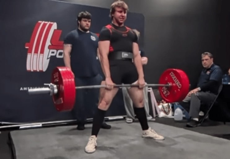 Elijah Whitacre Deadlift 2026 USAPL Alaska State Championship