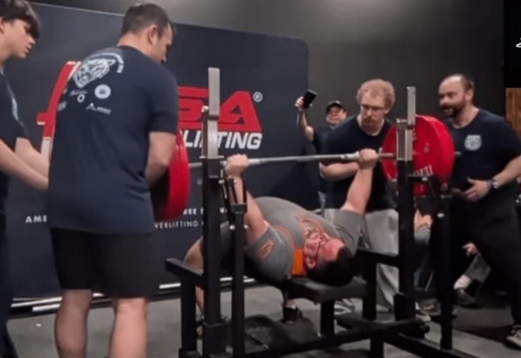 Jeffrey Bottorff 440lb Bench Only 2026 USAPL Alaska State Championship