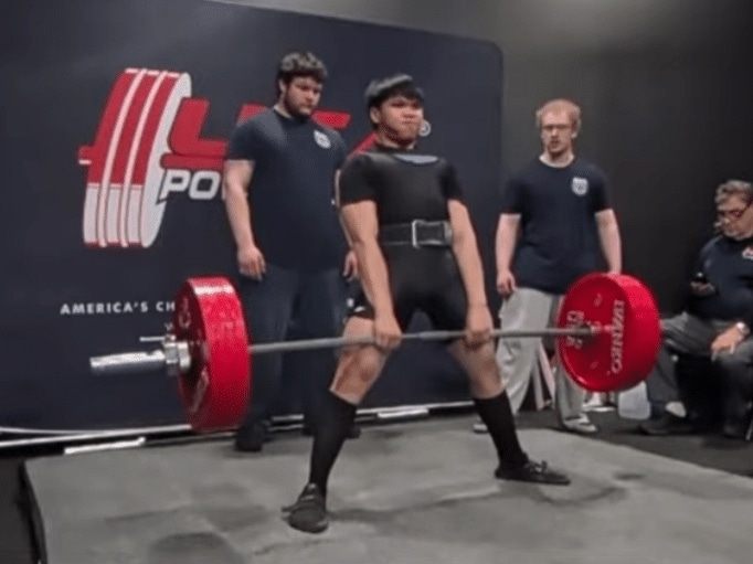 Kenji Sayavong Deadlift 2026 USAPL Alaska State Championship