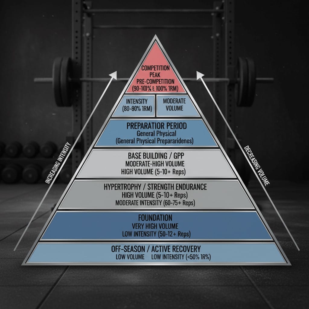 the Sheiko Pyramid for powerlifters