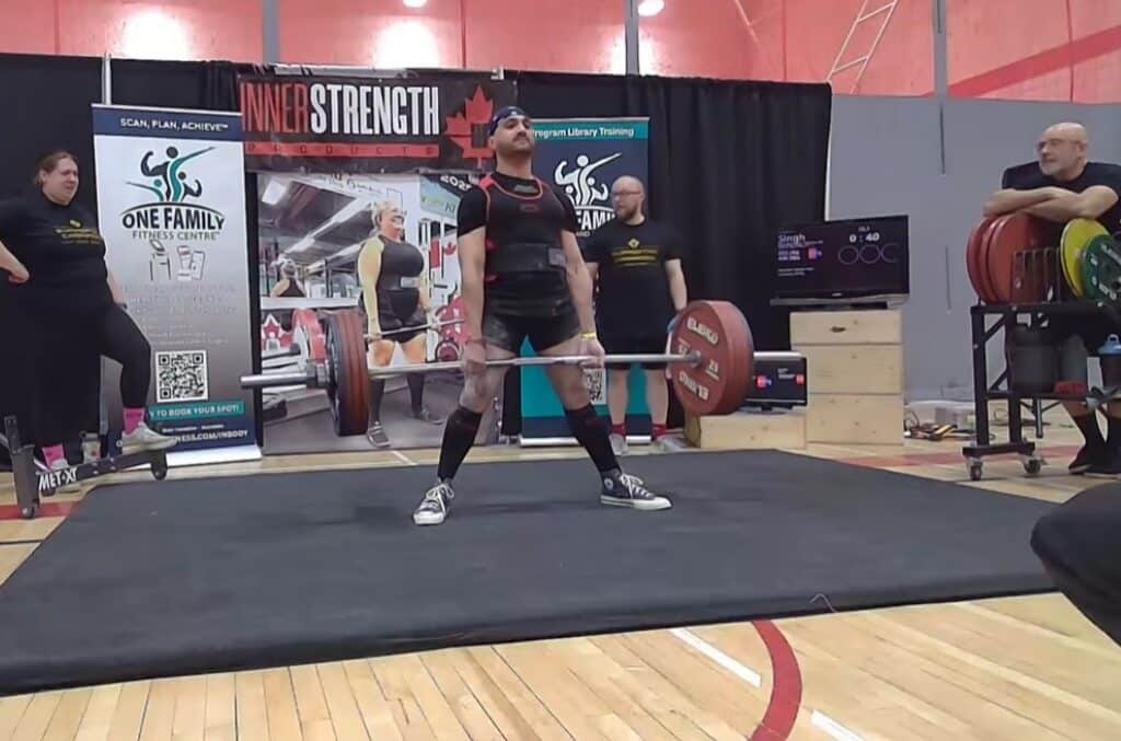Inderpereet Singh 222.5 kg deadlift at The One Powerlifting Classic 4.0