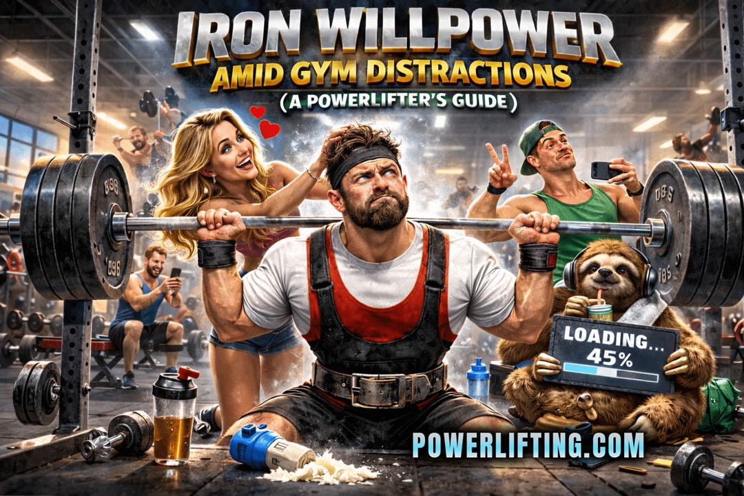 Iron Willpower Amid Gym Distractions (A Powerlifter’s Guide)