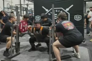 Dante Deleon 325 kg Squat Powerlifting America Last Chance Texas Qualifier at Elysian Strength