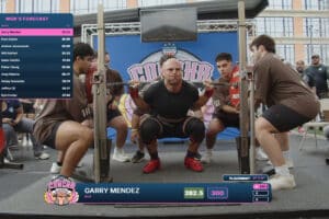 Garry Mendez' 300 kg Squat at the Powerlifting America Concha Classic