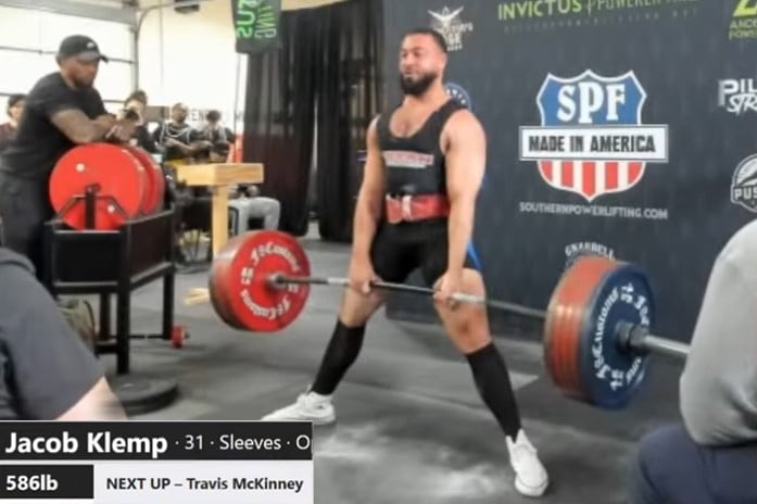 Jacob Klemp Deadlifts 586 lbs at the Windy City Spring Classic