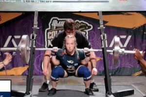 Madison Rock's 179 kg Squat at the USA Powerlifting Collegiate Nationals