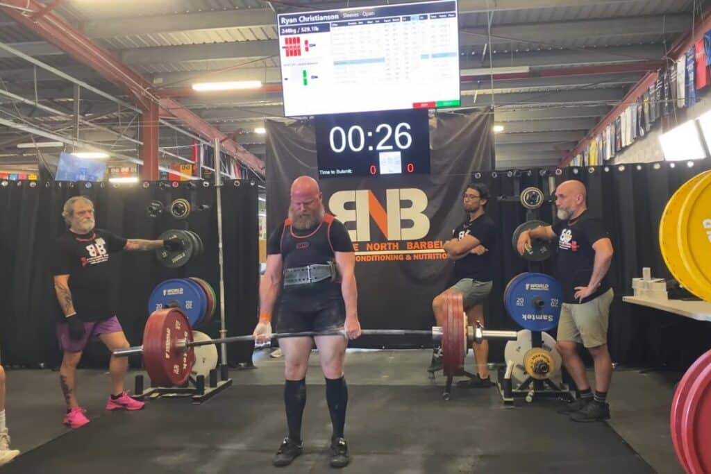 Ryan Christianson's 240 kg Deadllift at the BNB Blitz IX Powerlifting Competition