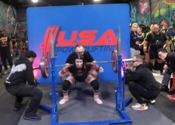 Sarah Madden squats big at the 2026 DCF Endgame Powerlifting Meet