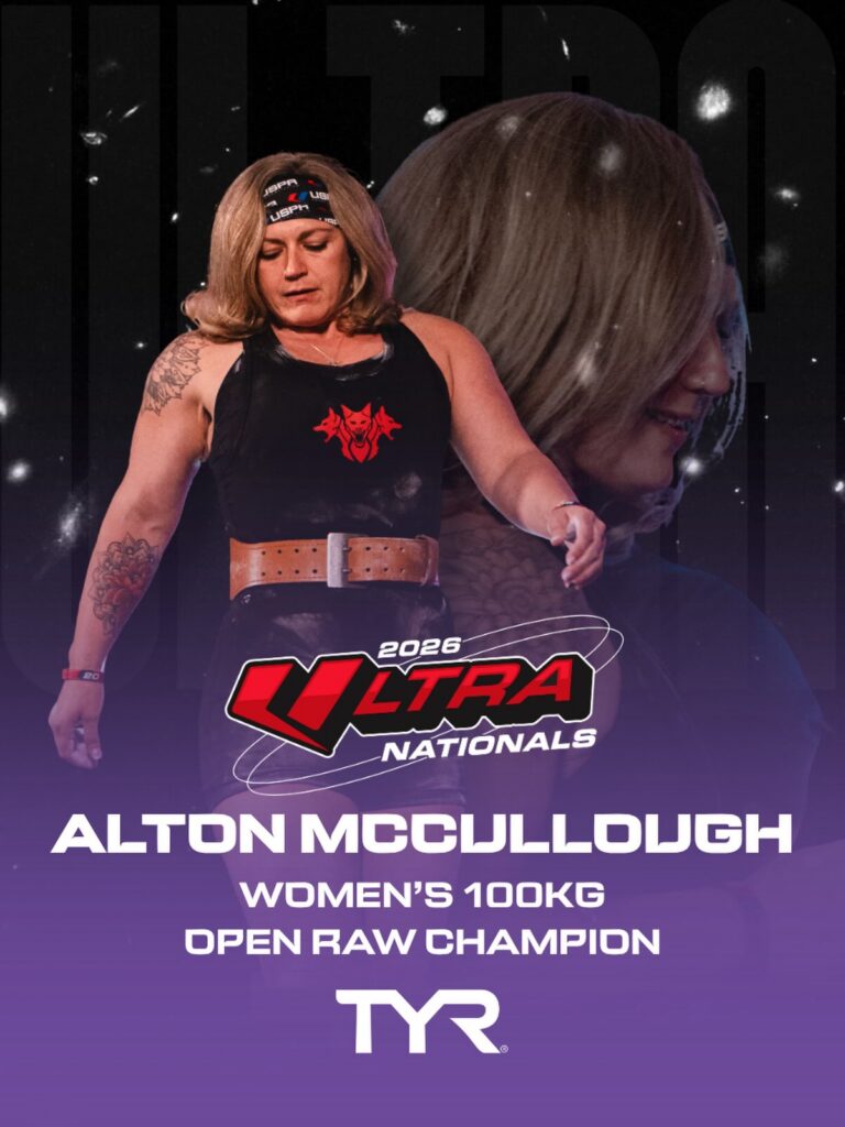 Alton McCullough - Women’s 100kg Open Raw Champion