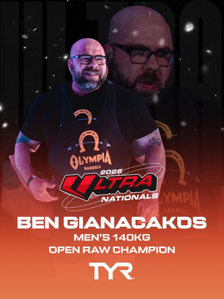 Ben Gianacakos Took Men’s 140kg Open Raw Champion Title