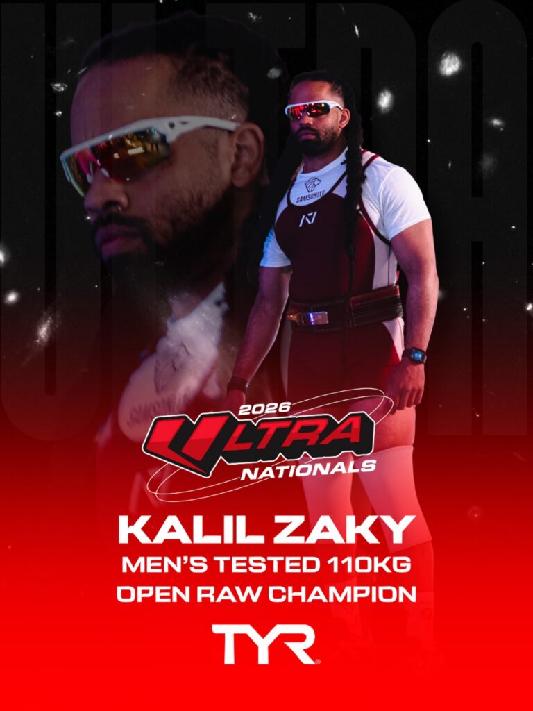 Kalil Zaky - Men's 110kg Tested Open Raw Champion