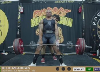 Ollie Meadows' 325 kg Deadlift at the Powerlifting United SBSC Bummy’s Beatdown 3