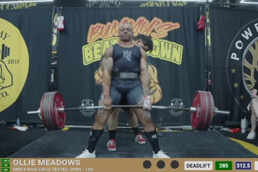 Ollie Meadows' 325 kg Deadlift at the Powerlifting United SBSC Bummy’s Beatdown 3
