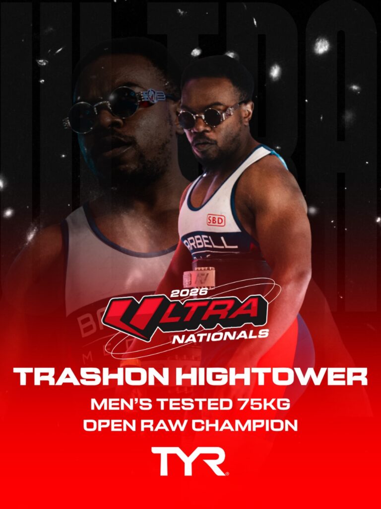 TraShon Hightower wins Men’s Tested Raw 75 kg Title at the 2026 USPA Ultra Nationals