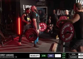 Corey Amans 285 kg Deadlift at the Mad Max Lifts Powerlifting Meet