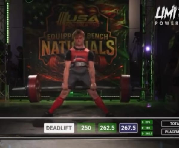 Jase Zachary Pulls 267.5 kg for the Division Win at the USA Powerlifting Equipped Nationals Meet